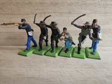 Britains Toy Soldiers ACW Confederate and Union X6