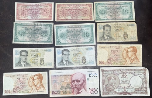 Belgium banknote lot - belgium,