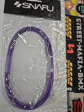 SNAFU BMX Bike Brake Cable PURPLE LINEAR SLICK CABLE Fit SE GT HARO DK CULT NEW