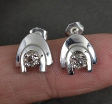 Unusual 14ct White Gold and