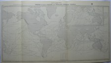 Admiralty Map of tracks followed by sailing & powered vessels (#5309). 1953