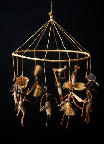 African tribal art raffia - tribal, &