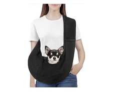 Puppy Carrier - Reversible Hands-Free Dog Carry Sling for Small & Medium Dogs & 