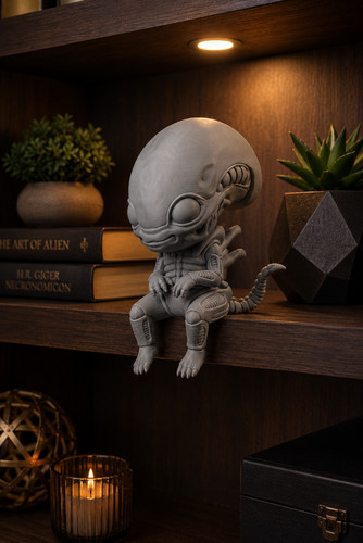 Cute baby xenomorph shelf - cute,