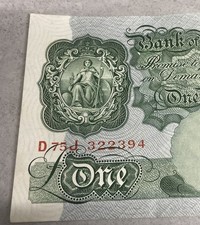 1950s Bank of ENGLAND - £1