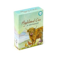 JAN PASHLEY HIGHLAND COO COW PLAYING CARDS POKER DECK
