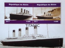 Titanic 2017 MNH stamp sheet