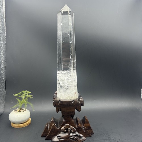 Natural clear quartz crystal - natural,
