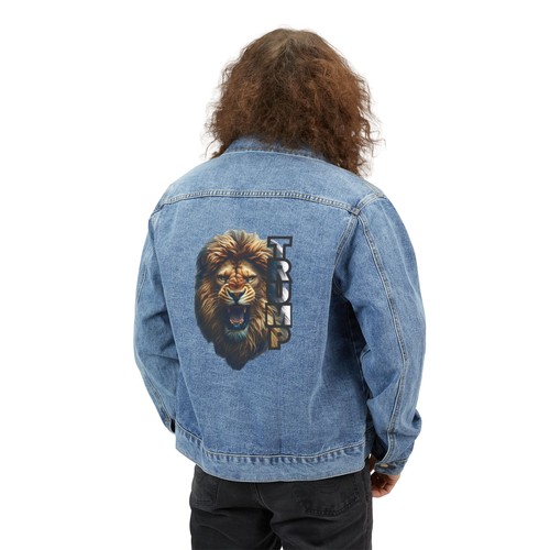 Trump the lion denim jacket - the,