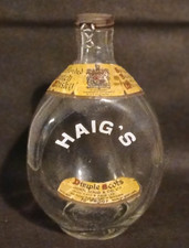 Vintage Dimple Haig's Whisky Bottle –  70° Proof -   H.M King George VI