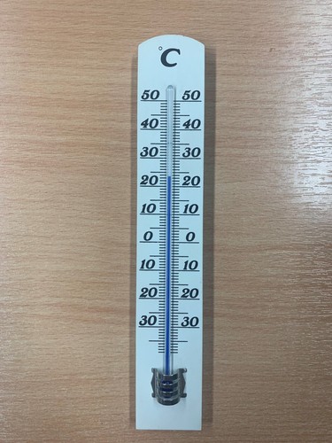 Wooden thermometer - wooden,