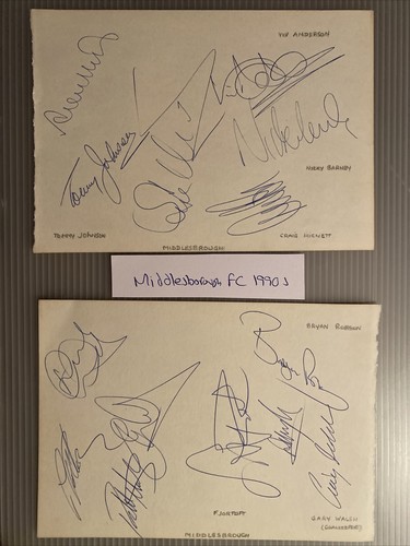 Signed middlesbrough - middlesbrough, fc