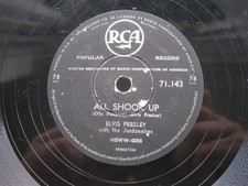ELVIS PRESLEY 78 RPM ALL SHOOK