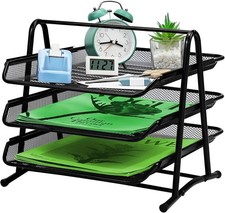 3 Tier Mesh Letter Tray