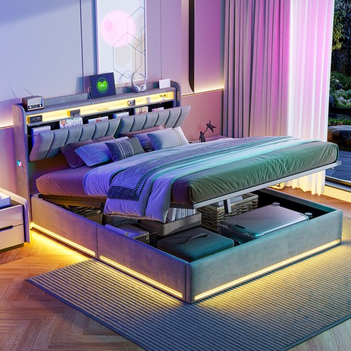 Upholstered bed 4ft6 double - upholstered,