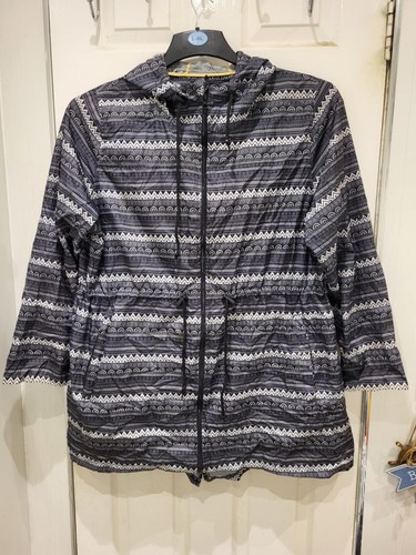 Ladies black white parka - black, a