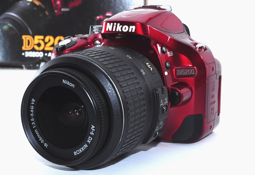 Nikon d5200 red 1mp dslr - nikon,