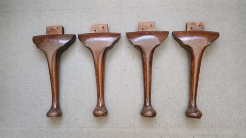 Antique queen anne wooden - queen,