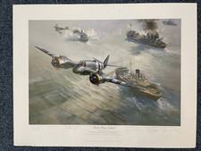 Strike Wing Attack Beaufighters  Frank Wootton Coastal Command Aviation Print