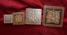 Set Of Four Italian Inlaid
