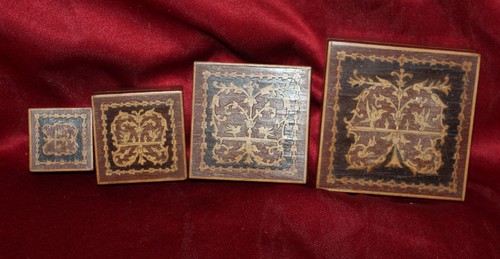 Set four italian - four, inlaid