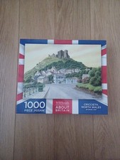 WHSmith About Britain 1000 Piece Jigsaw Puzzle - 'Criccieth, North Wales'. Used