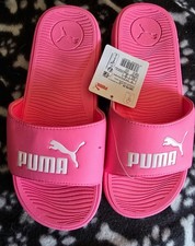 Hot Pink Puma Women's Sliders