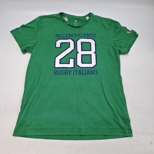 Adidas italy rugby shirt green - italy,