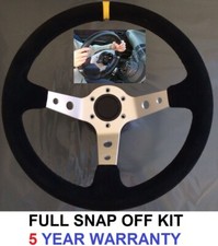 DISHED SNAP OFF STEERING WHEEL