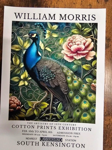 Size william morris print - a4,