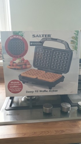 Salter deep fill waffle maker - salter,