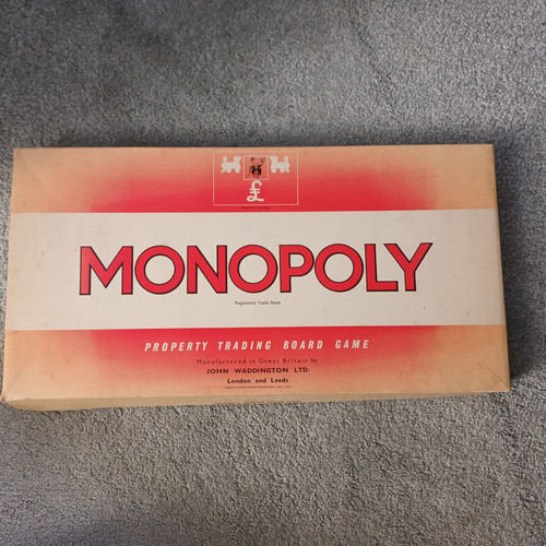 Monopoly board game - game, vintage