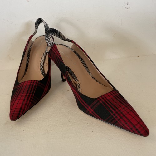 Zara black red plaid - zara, black/red