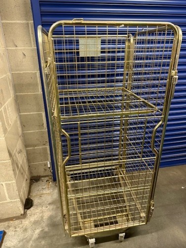 Heavy duty roll cage trolley - cage,
