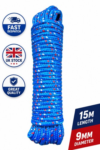 15m blue heavy - blue, rope