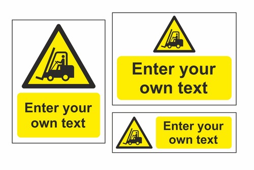 Personalised fork lift trucks - personalised,