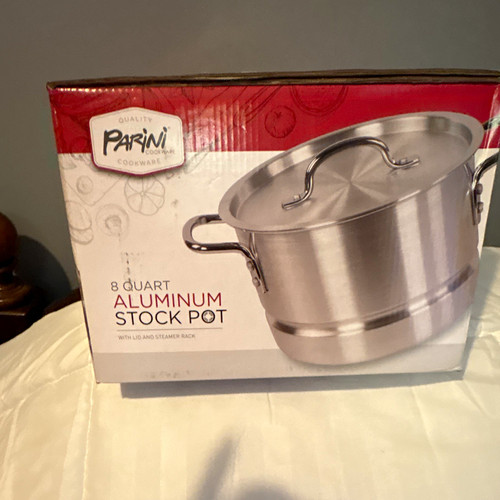 Parini aluminum stockpot - 8, qt