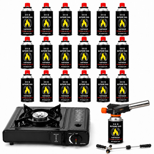 Portable butane gas canisters - portable,