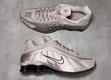 Nike SHOX R4 - Men’s Trainer Shoe - College Grey / Metallic Silver - Size UK 9.5