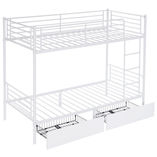 Twin over - metal, bed