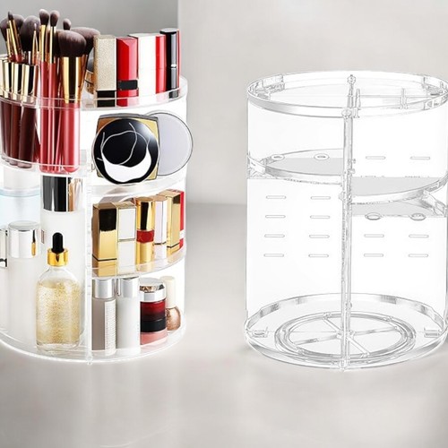 Rotating makeup organiser - rotating,