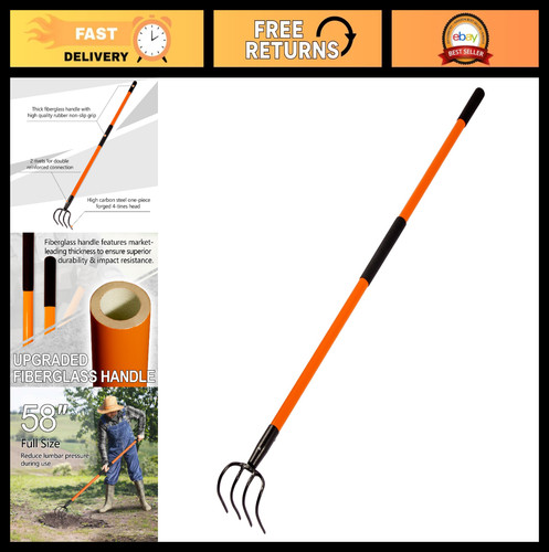 Inch garden cultivator with - 58-inch,
