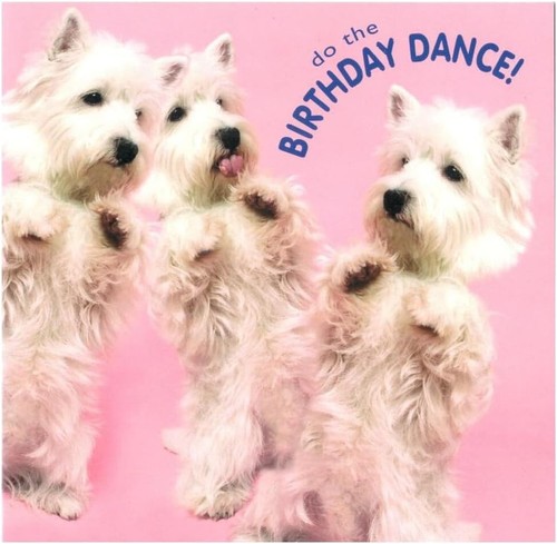 Birthday card for - for, dancing