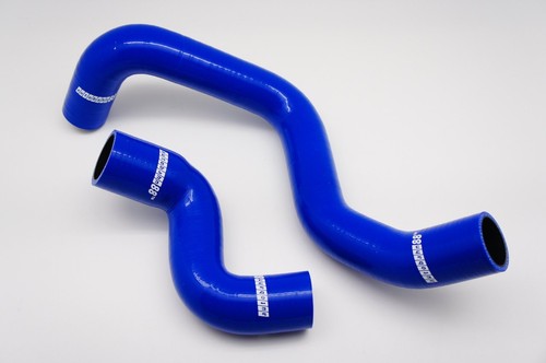 Blue silicone radiator - silicone,