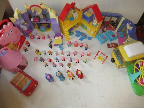 Peppa pig lot playsets - peppa,
