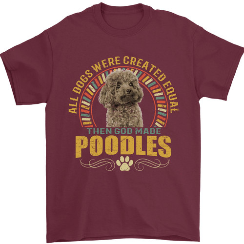 Poodle dog mens shirt - a,