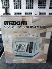 5.5" Black and White TV with