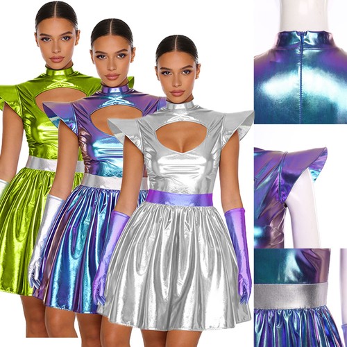 Women alien line cutout - a-line,
