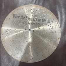 Antique Music Box Tin Disc