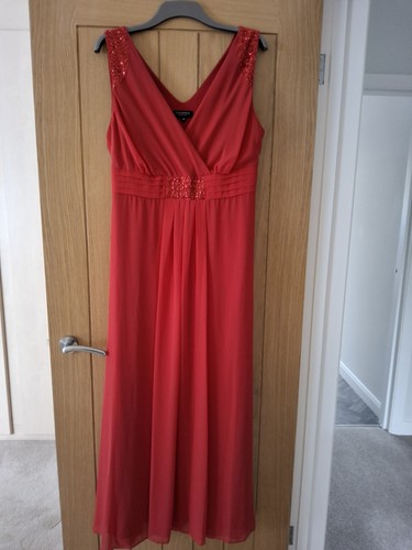 Full length red evening - red,
